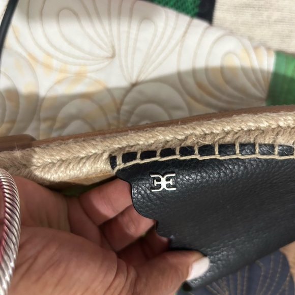 Black Sam Edelman espadrille slides size 8 - Picture 4 of 5